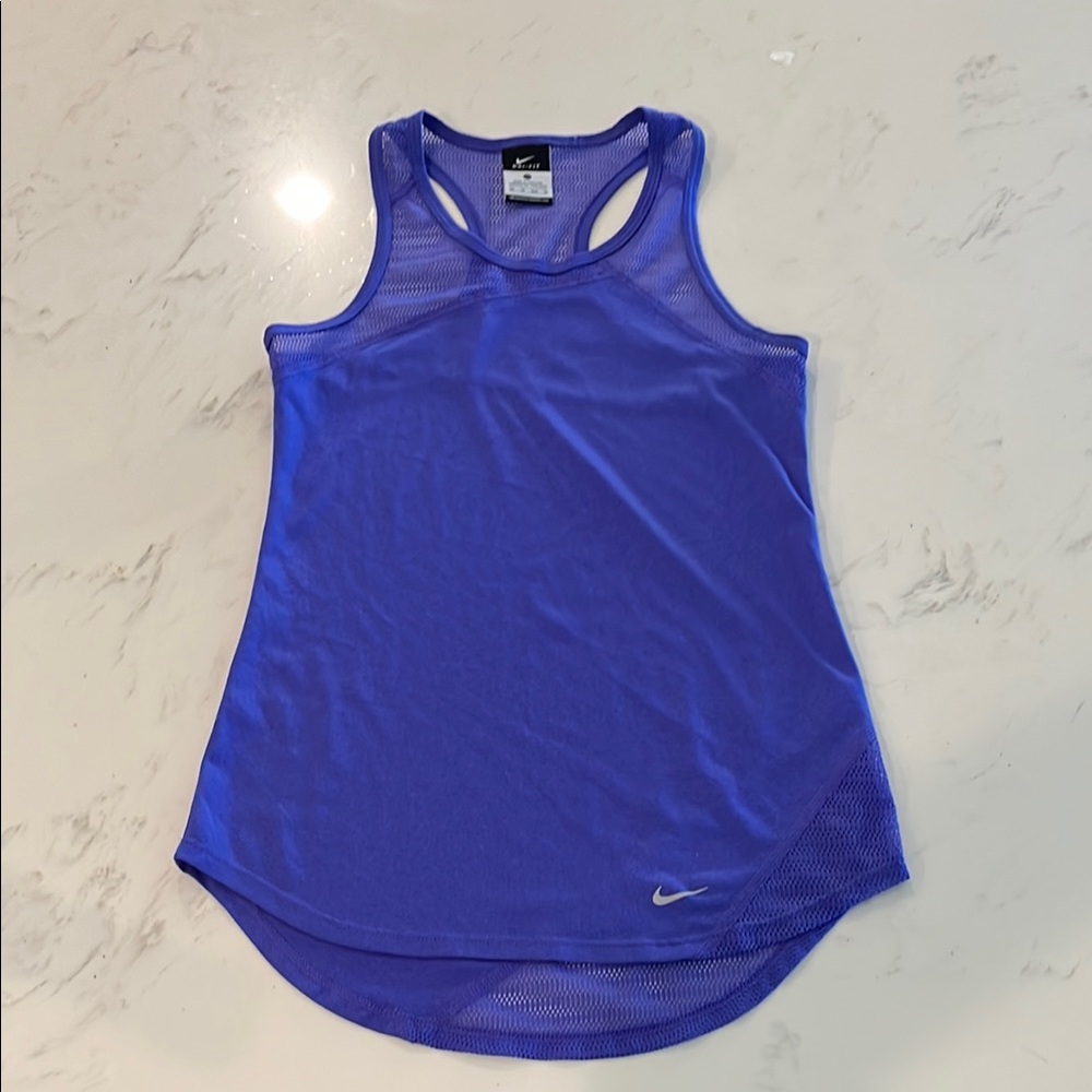Nike Blue Purple Dri-Fit Tank Top XS